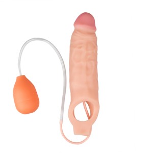 Realistic Ejaculating Penis Enlargement Sheath- Packaged