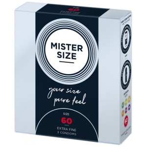 Mister.size 60 Mm Condoms 3 Pieces