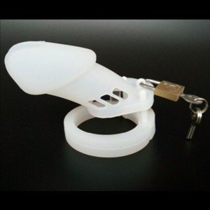 Male Silicone Chastity Device Cb-6000 Silicone White
