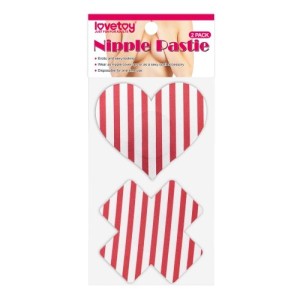 Cross And Heart Nipple Pasties, 2 Pairs