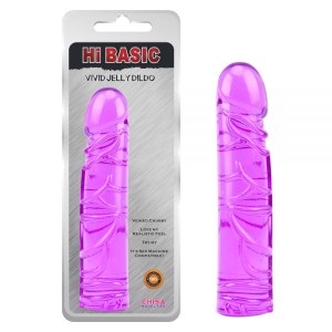 Purple Vivid Jelly Dildo Gel Dildo