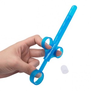 Plastic Applicator For Lubricant Blue Lubricating Injector