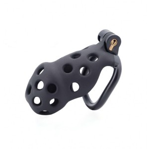 Male Chastity Device 3d Printing Resin Chastity Device Black Medium