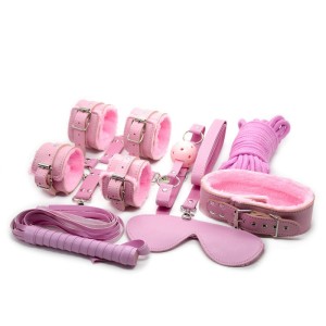 10-piece Bdsm Game Set Pink Shades Of Love