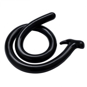 Long Black Meter Anal Plug Long Anal Plug