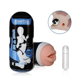 Masturbator For Men Sex In A Can Mouth Lotus Tunnel Vibrating