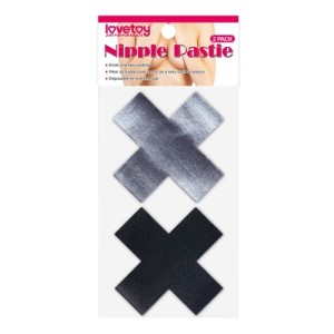 Nipple Pasties Cross Pattern Nipple Pasties, 2 Pairs