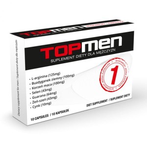 Preparation For Stimulating Erection And Potency Top Men Plus, 10 Pcs