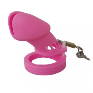 Male Silicone Chastity Device Cb-6000 Silicone Pink