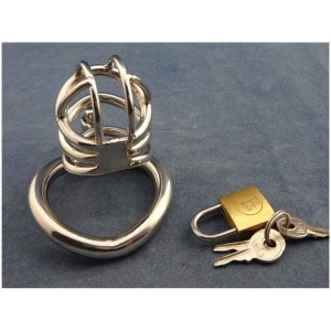 Chastity Belt For Men With Arcuate Ring Zc062 Medium