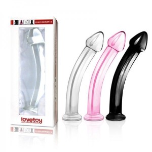 Glass Dildo Transparent Glass Romance 7.5