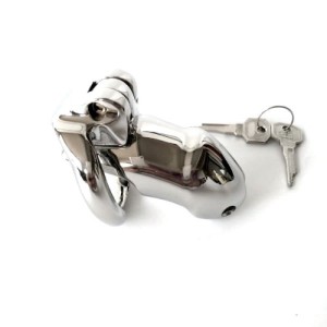 Chastity Belt For Men V2 Stainless Steel Large