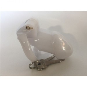 Chastity Belt For Men White Holy Trainer V2