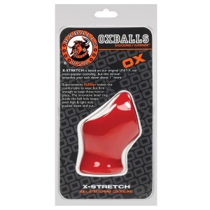 Penis Clamp Oxballs Unit-x Stretch Cocksling Red