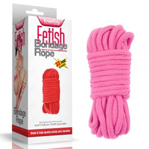 Pink Fetish Bondage Rope, 10 Meters