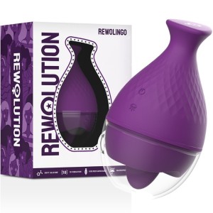 Vibrating Clitoral Stimulator Purple Rewolution Rewolingo Tongue
