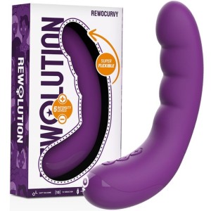 Rechargeable Vibrator Purple Rewolution Rewocurvy