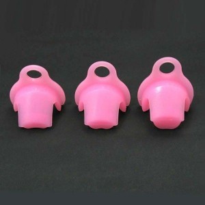 Silicone Locks Pink Ksd-g3 For Chastity Belts Cb-6000, 3pcs