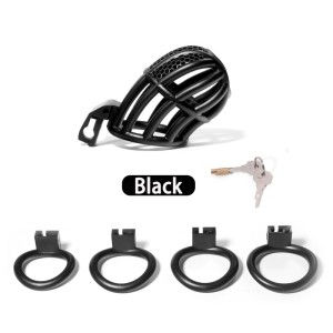 Chastity Cage For Men Black 3d Printing Grid Honeycomb