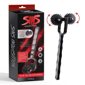 Massager For Bdsm Games 5 Row Double Pinwheel