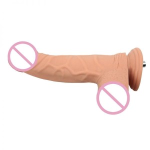 Realistic Dildo Attachment Nude For Sex Machines Bdsm4u, 22cm