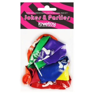 Inflatable Party Balloons For Adults Super Dick Forever Bachelorette Balloons, 7pcs