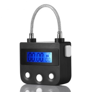 Electronic Lock For Bondage And Chastity Belts Black Electronic Time Locker