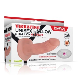 Strapon Vibrating And Remote Control Vibrating Unisex Hollow Strap On