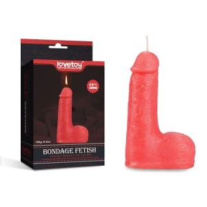Candle For Sexual Games Red In The Form Of A Penis Bondage Fetish Candles