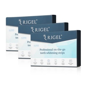 Rigel Strips Professional Teeth Whitening Strips, 3 Pack