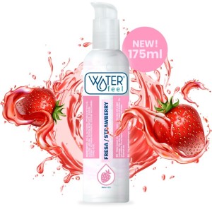 Strawberry-flavoured Water-based Lubricant Waterfeel Lube, 175ml