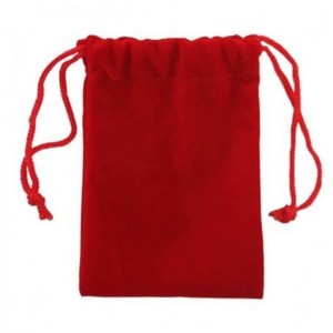 Velvet Pouch Red For Intimate Toys