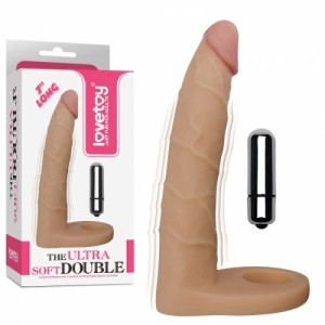 Penis Attachment For Anal Stimulation The Ultra Soft Double Vibrating 7.0