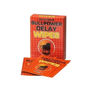 Ejaculation Delay Wipes Bull Power Wipes, 6pcs 2ml