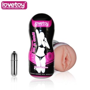 Masturbator For Men Sex In A Can Vagina Lotus Tunnel Vibrating