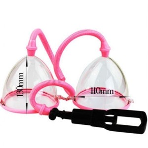 Vacuum Pump For Breasts Double Pink Breast Pump