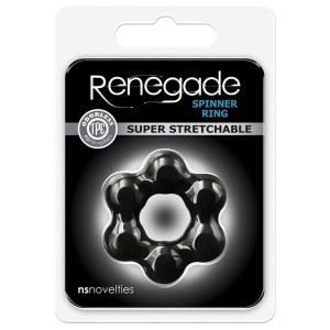 Renegade Spinner Ring-black