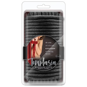 Temptasia Bondage Rope 32 Feet Black