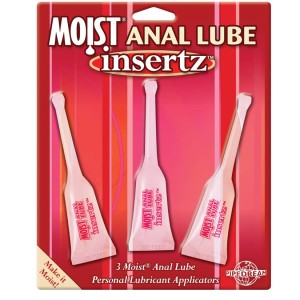 Moist Anal Lube Insertz 3 Pack 10 Ml