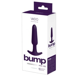 Vedo Bump Rechargeable Anal Vibe-deep Purple