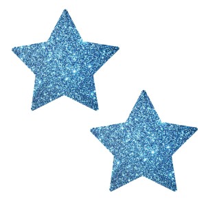 Neva Nude Nipztix Star Bowie Blue-blue Glitter