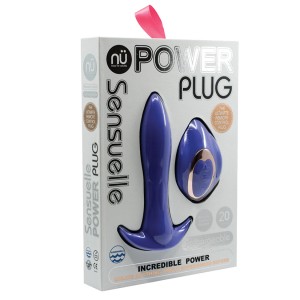 Sensuelle Power Plug With Remote Control-ultra Violet