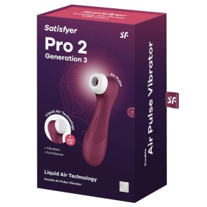 Satisfyer Pro 2 Generation 3-wine Red