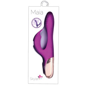 Maia Skyler Rechargeable Bendable Rabbit-purple 8.5