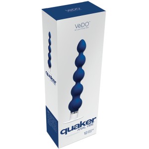 Vedo Quaker Anal Vibe-midnight Madness Blue 8
