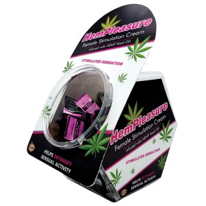 Hempleasure For Women Sample Packet 50 Pc Fish Bowl Display