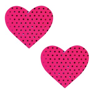Neva Nude Nipztix Heart Cosmopolitan-pink/gold Sequins/ Neon