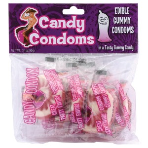 Edible Gummy Condoms (4 Pack)