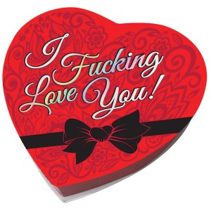 I Fucking Love You Heart Box-chocolate