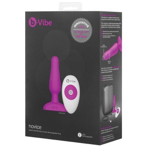 B-vibe Novice Plug-fuchsia